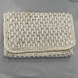 Vintage Woven Clutch